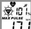 KETTLER Unix EX - Puls maling (Max puls) - 1