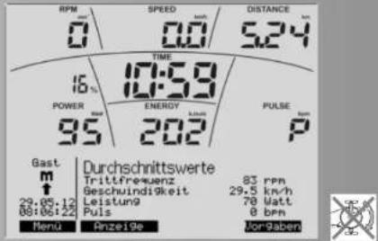 KETTLER Unix EX - Trainingsunterbrechung - 1
