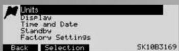 KETTLER Unix EX - Settings (for all users) - 2