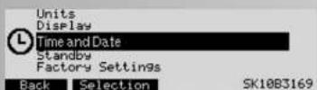 KETTLER Unix EX - Nastaveni  3. cas a datum - 1
