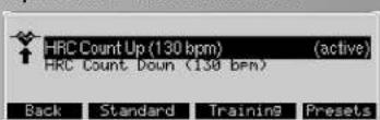 KETTLER Unix EX - Programmi  Programmi HRC (manuale) - 1