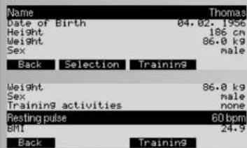 KETTLER Unix EX - Programmes > test IPN - 2
