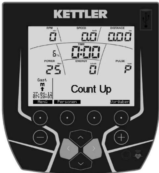 KETTLER Unix EX - Programme > Coach Health / Power - 2