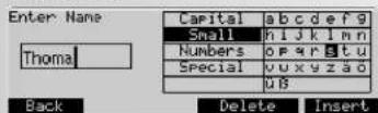 KETTLER Unix EX - ```python User data -> enter Name - 2