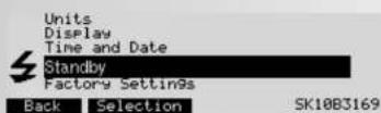 KETTLER Unix EX - Settings  4. Standby - 1