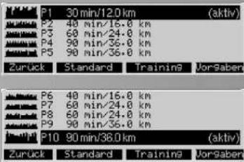 KETTLER Unix EX - Programme > Leistung (fest) - 1