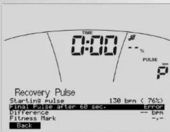 KETTLER Unix EX - Recovery Pulse Taking and Pulse Loss - 1