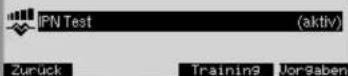 KETTLER Unix EX - Programmes > test IPN - 1