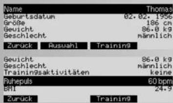 KETTLER Unix EX - Programme > IPN Test - 2