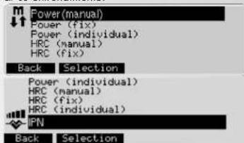 KETTLER Unix EX - Programas - 1