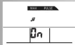 KETTLER Avus - Alarm signal, hvis maxpulsen opnas. - 1