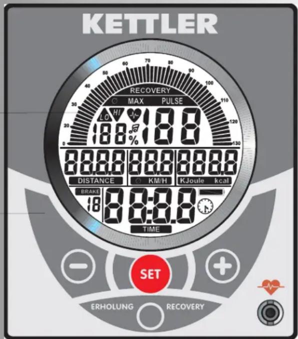 KETTLER Avus - Polsslagmeting - 1