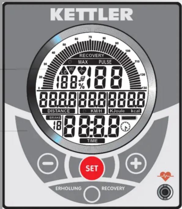 KETTLER Avus - Mesure du pouls - 1