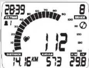 KETTLER Unix MX - Energy presettings (KJOULE/KCAL) - 4