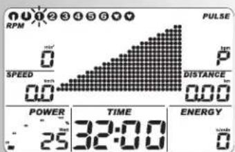 KETTLER X5 - b) Leistungsprofile (PROGRAM) "1" - "6" - 31