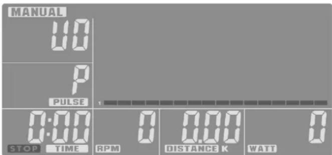 KETTLER Challenge 5.0 - Trening > MANUAL Trening reczny - 1