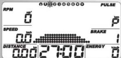 KETTLER Rondo P - b) Perfis de esforco (PROGRAM) "1" - "6" - 11