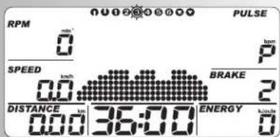 KETTLER Rondo P - b) Perfiles de esfuerzo (PROGRAM) "1" - "6" - 25