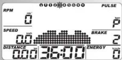 KETTLER Rondo P - b) Profili di sforzo (PROGRAM) "1" - "6" - 20