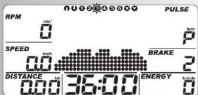 KETTLER Rondo P - b) Perfis de esforco (PROGRAM) "1" - "6" - 29