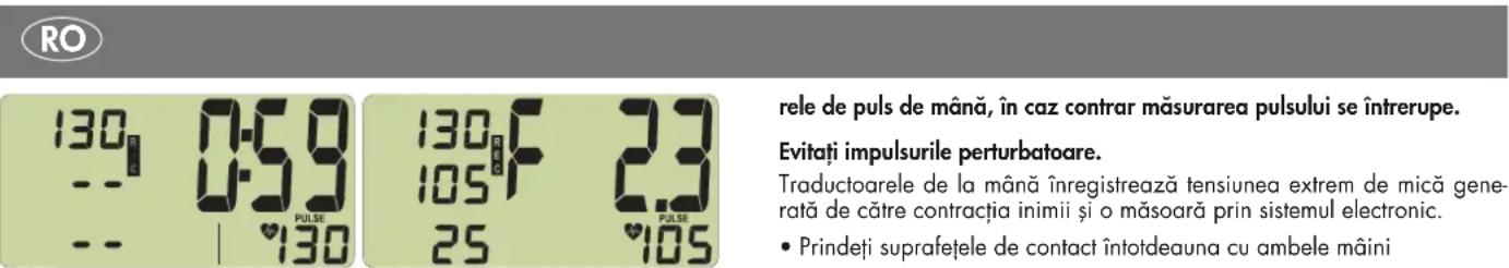 KETTLER Rivo PLTD - Másurarea pulsului in perioada de pauza - 1