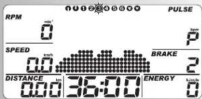 KETTLER SKYLON 1 - b) Zátežové profyly (PROGRAM) „1" - „6“ - 23