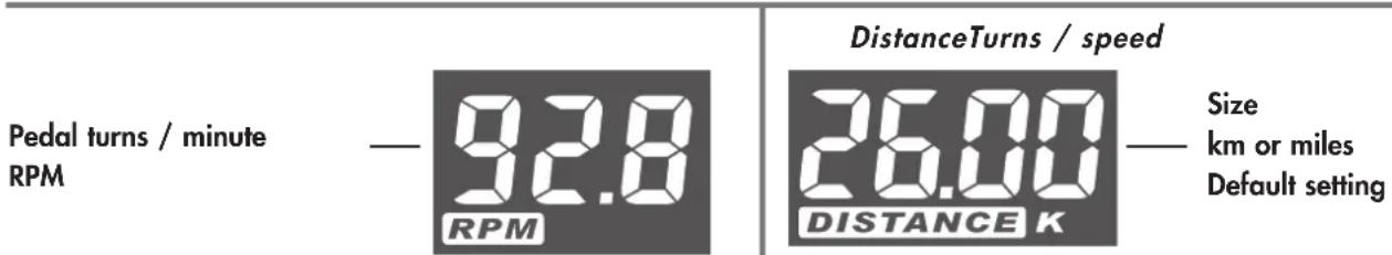KETTLER Giro GT - Time / training time / start - stop - 2