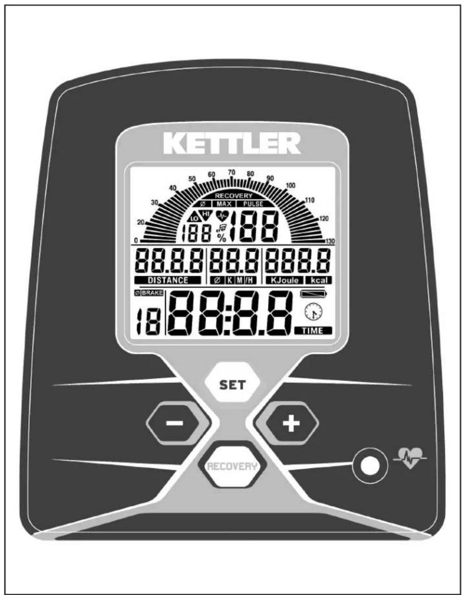 KETTLER Giro M - Computer- und Trainingsanleitung ST 33xx-68 - 1