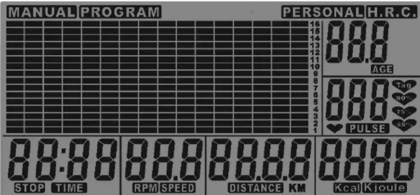 KETTLER Axos CYCLE PLA - Profil de l'effort - 1