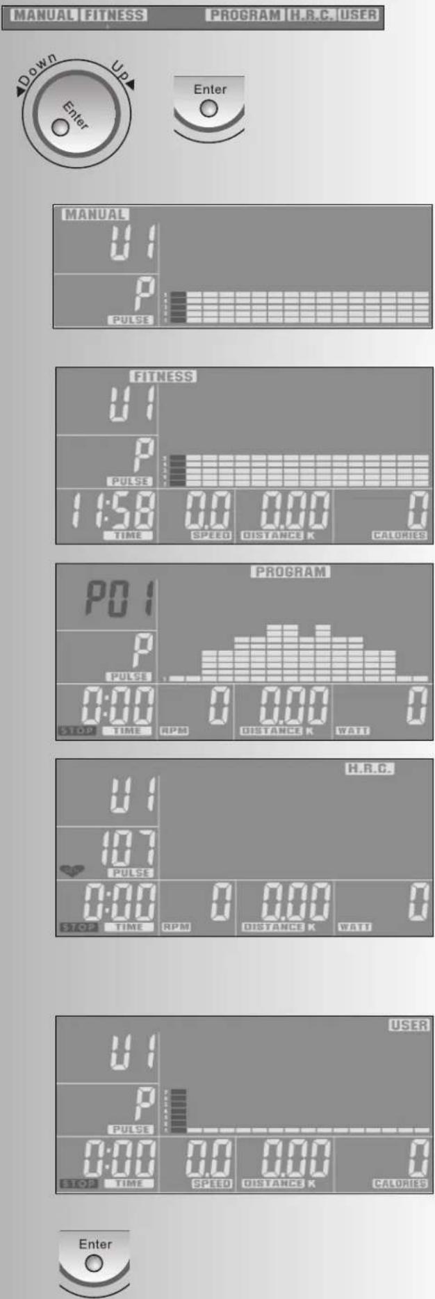 KETTLER Rotus P - USER training program with user settings - 1