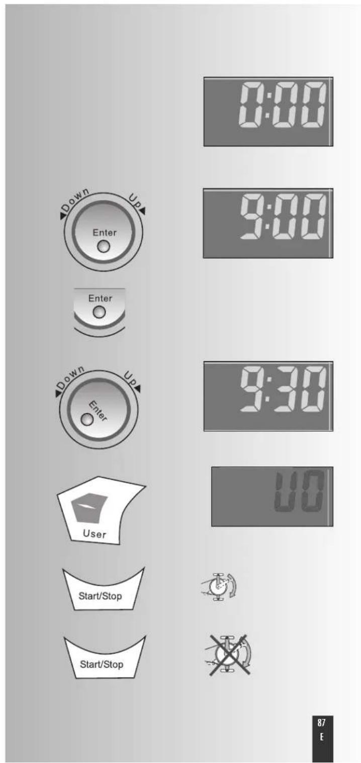 KETTLER Rotus P - Ajuste de la hora: - 1
