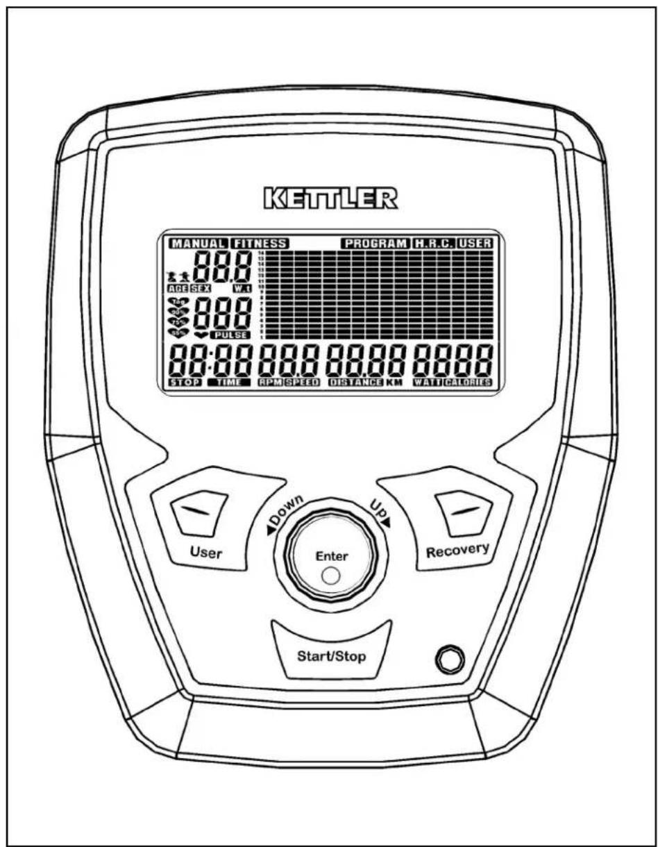KETTLER Rotus P - Computer- und Trainingsanleitung SM 9150-75 - 1