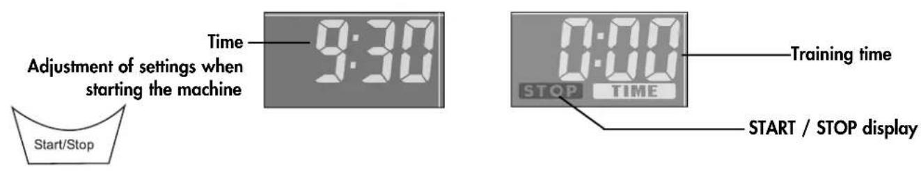 KETTLER Rotus P - Time / training time / start - stop - 1