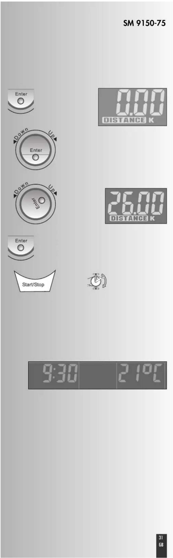 KETTLER Rotus P - SLEEP MODE - 1