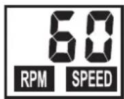 KETTLER ST 7476 - RPM / SPEED (in cima a sinistra) - 1