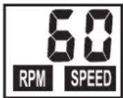 KETTLER ST 7476 - RPM / SPEED (en haut à gauche) - 1