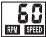 KETTLER ST 7476 - RPM /SPEED (z lewej u góry) - 1
