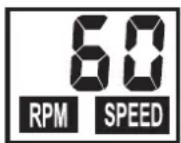 KETTLER ST 7476 - RPM / SPEED (left above) - 1