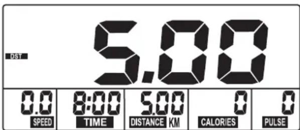 KETTLER ST 7476 - Predeterminación del valor objetivo - 1