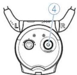 SENNHEISER SET 840TV - Pour allumer et éteindre les signaux acoustiques : - 1