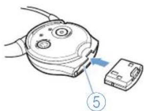 SENNHEISER SET 840TV - Enlever et charger l'accu du récepteur - 4