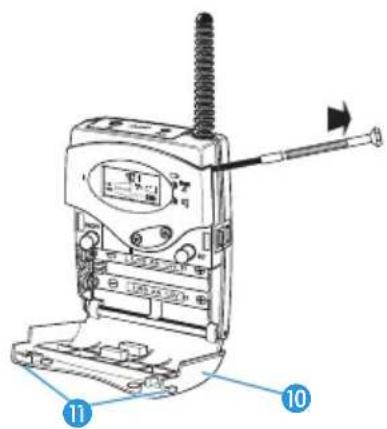 SENNHEISER EK 2015 - Echanger le couvercle - 1