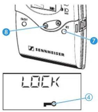 SENNHEISER EK 2015 - Mettre le microphone en sourdine - 1