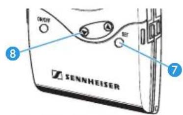 SENNHEISER EK 2015 - Mettre le récepteur en marche/à l'arrêt - 1
