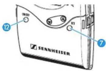 SENNHEISER EK 2015 - Utiliser le menu de configuration - 1