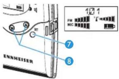 SENNHEISER EK 2015 - Utiliser le récepteur - 1