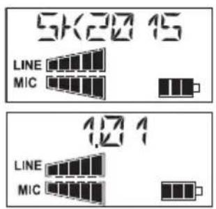 SENNHEISER EK 2015 - Utiliser le menu de l'émetteur - 1