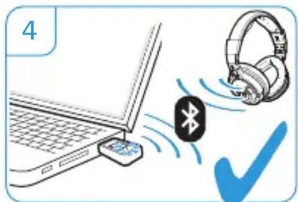 SENNHEISER BTD 500 USB - BTD 500 USB verbinden - 3