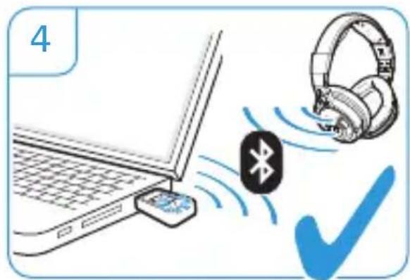 SENNHEISER BTD 500 USB - Connecting the BTD 500 USB - 4
