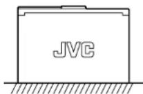 JVC CHX550 - Lors de la suspension de l'appareil dans le coffre (Fig. e) - 1